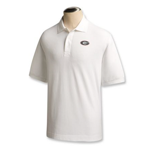 Georgia Bulldogs Men's Ace Polo - White